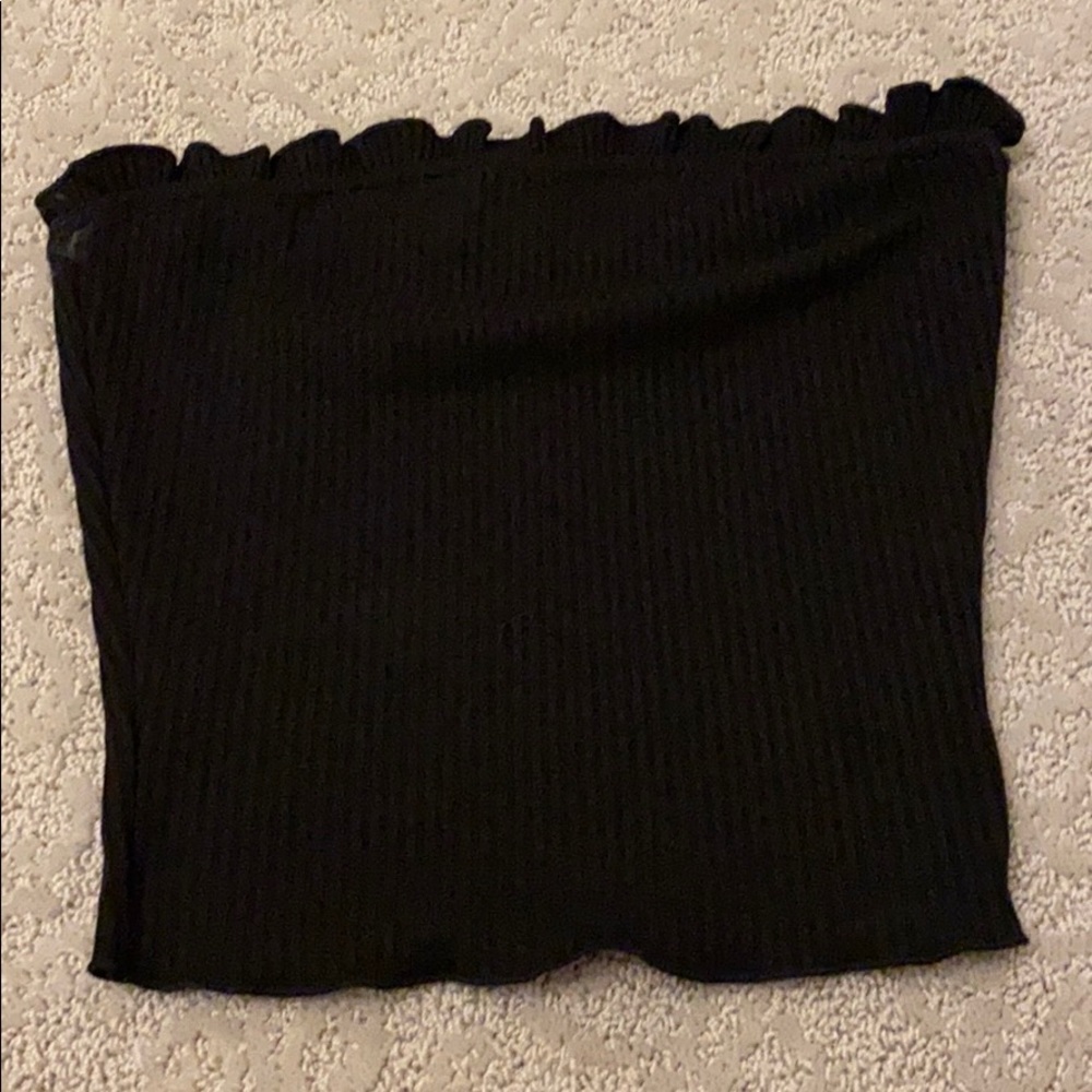 Ribbed tube top